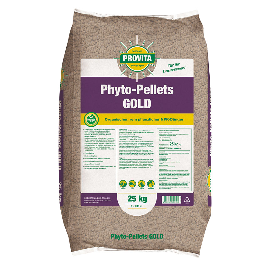 Phyto Pellets Sack 25kg (Im Bio-Landbau zugelassen)