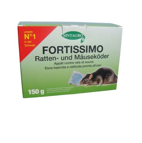 Fortissimo Ratten und Mäuseköder 150g