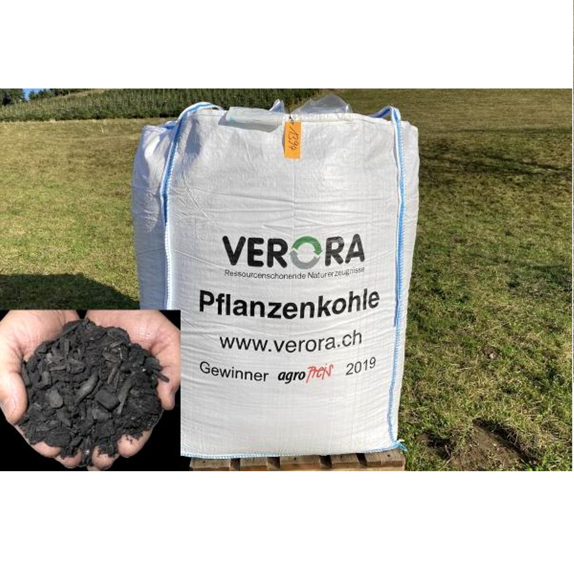 Carbone da foraggio Verora (macinato; Big Bag - 1,0m3)