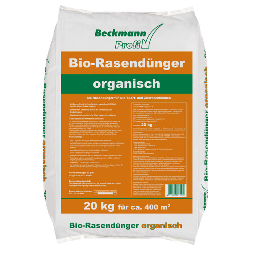 Concime organico per prato Beckmann (20 kg)