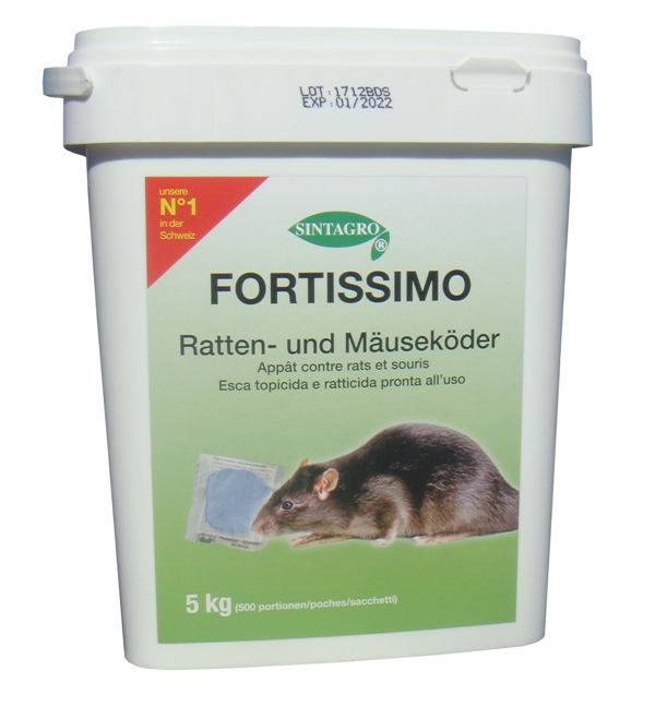 Fortissimo Ratten und Mäuseköder professional